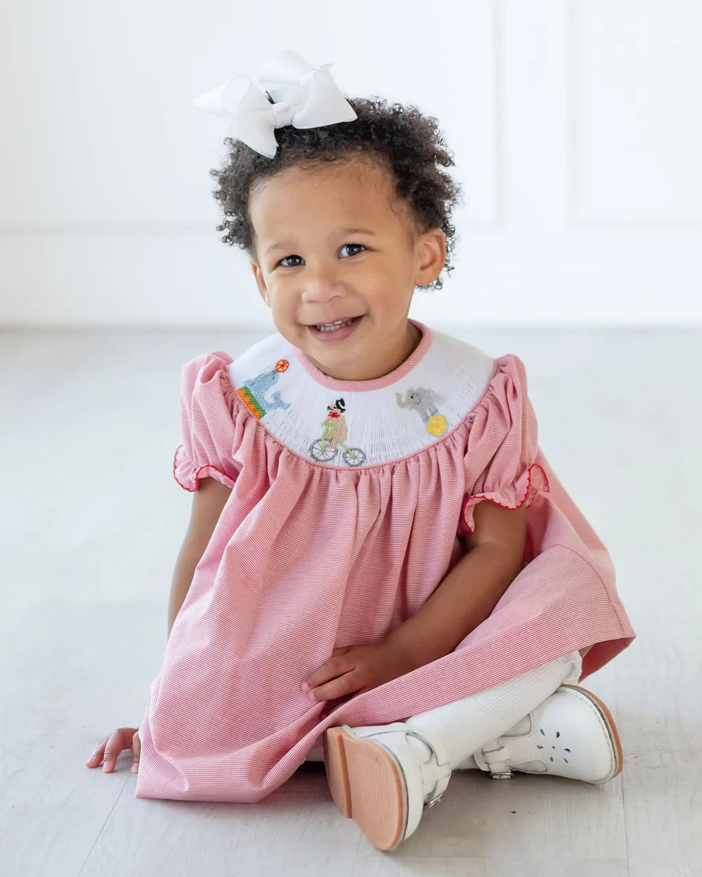 Circus Smocked Annabelle Bloomer Set