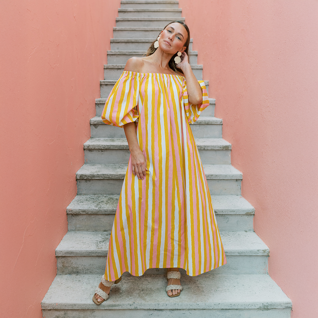 Sunkissed Stripe Ace Dress