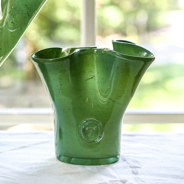 Petite Lettuce Leaf Vase (Agave)