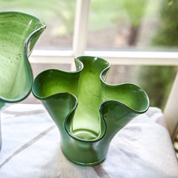 Petite Lettuce Leaf Vase (Agave)