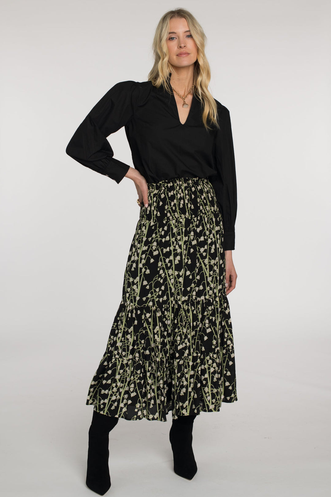 Izzy Skirt in Sprig