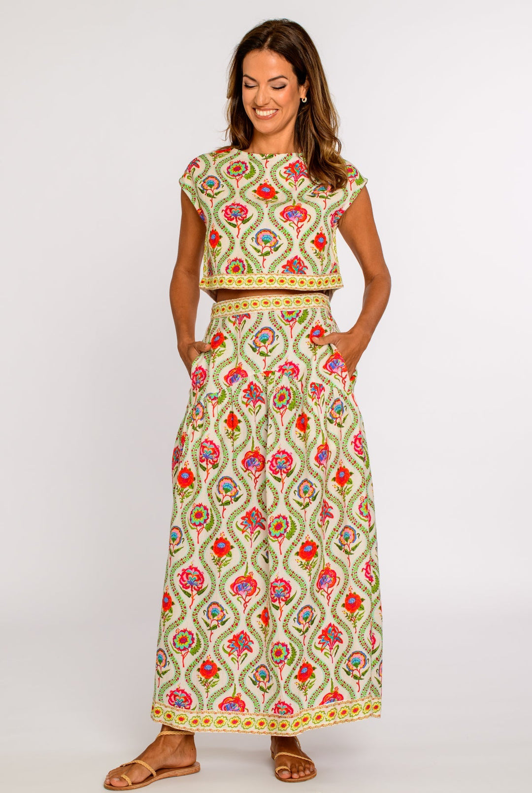 Jackie Top in Teardrop Floral