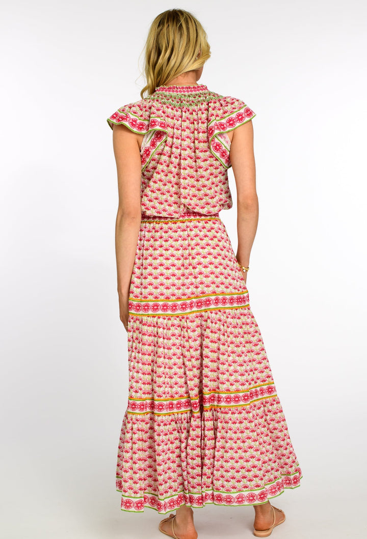 Mae Skirt in Fan Flower