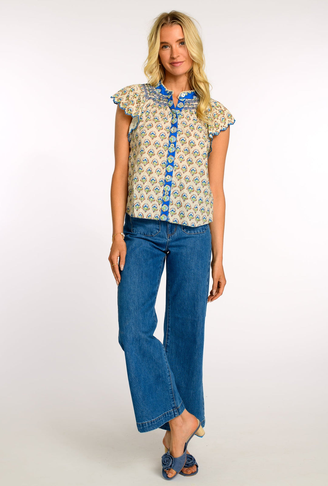 Kate Top in Tulip Ivory