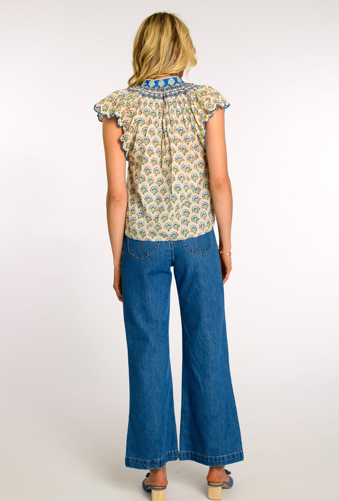 Kate Top in Tulip Ivory