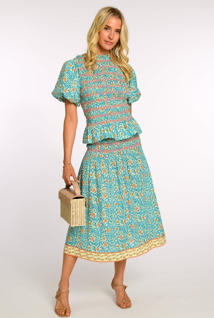 Isa Skirt in Garden Trellis