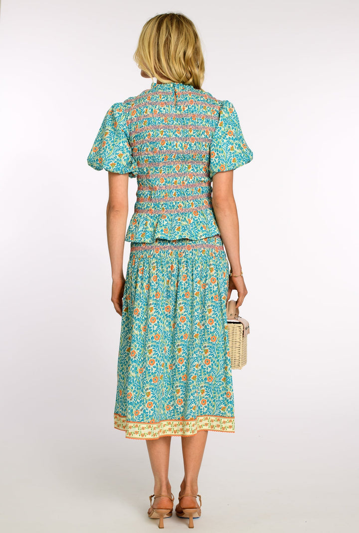 Isa Skirt in Garden Trellis