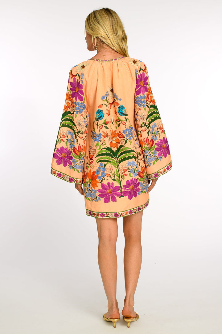 Chelsea Dress in Tapestry Peach