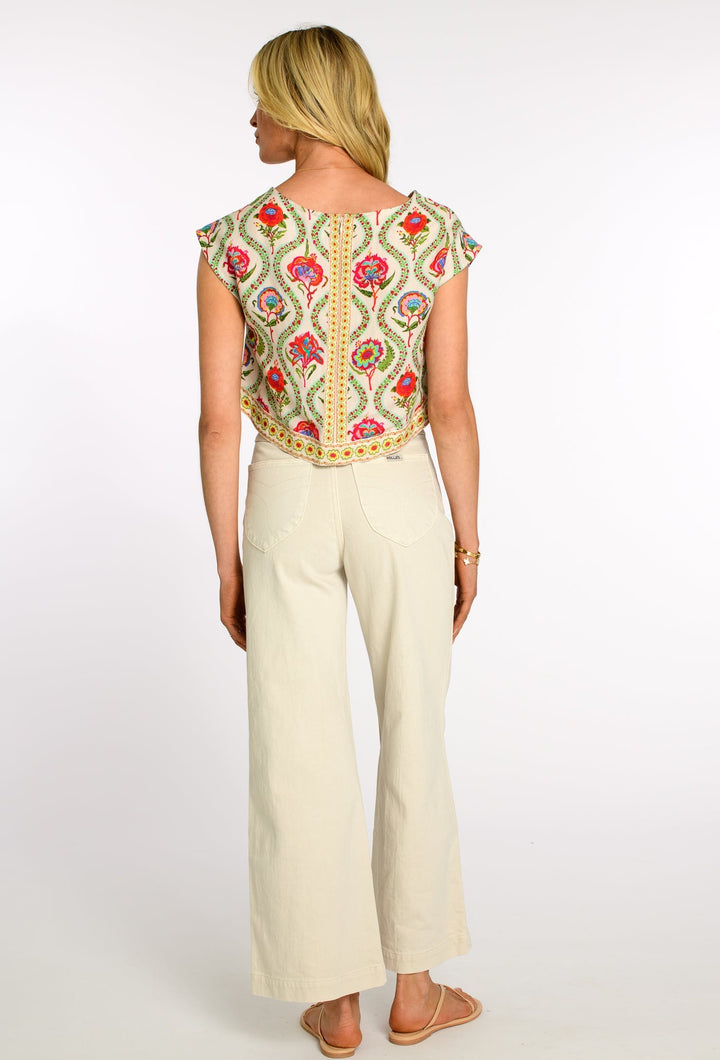 Jackie Top in Teardrop Floral