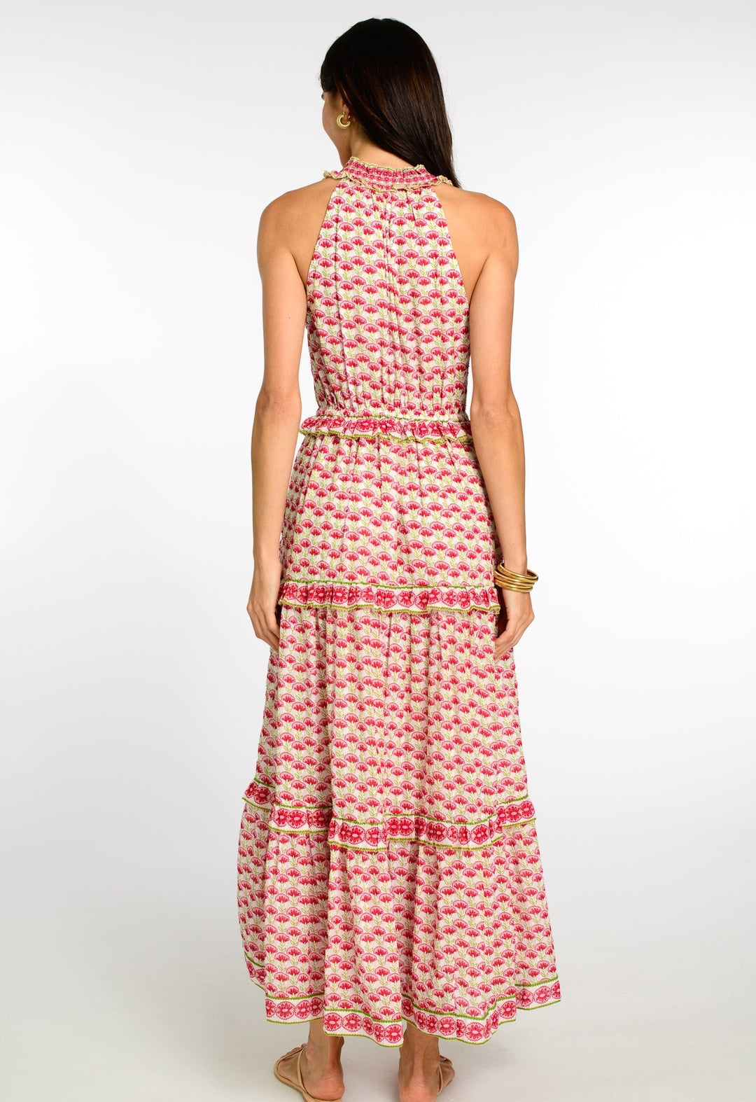 Ava Dress in Fan Flower