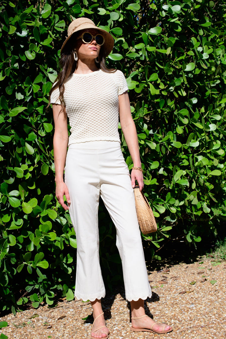 Jojo Pants in Solid Ivory