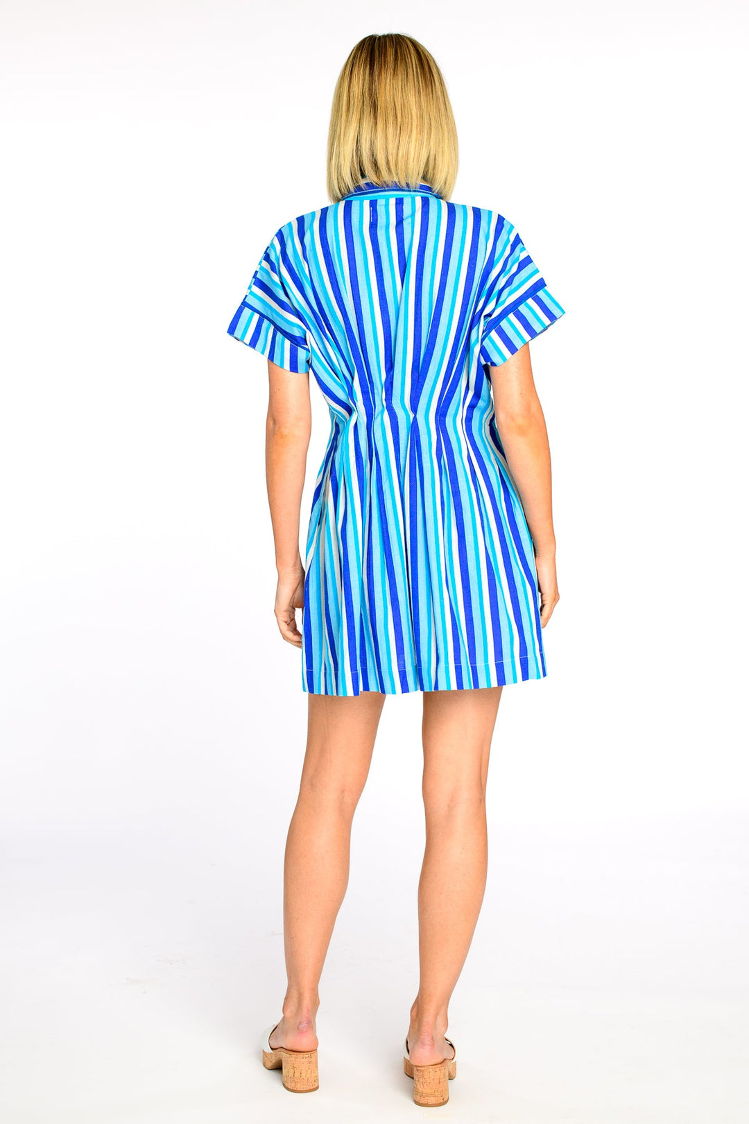 Haynes Dress in French Blue Stripe