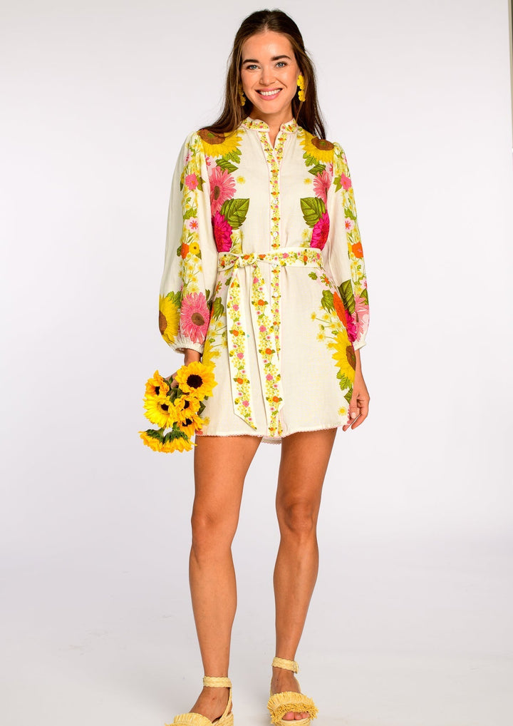 Sadie Dress in Wildflower Ivory