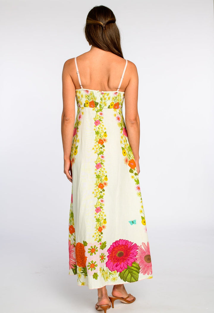Annalisa Dress in Wildflower Ivory