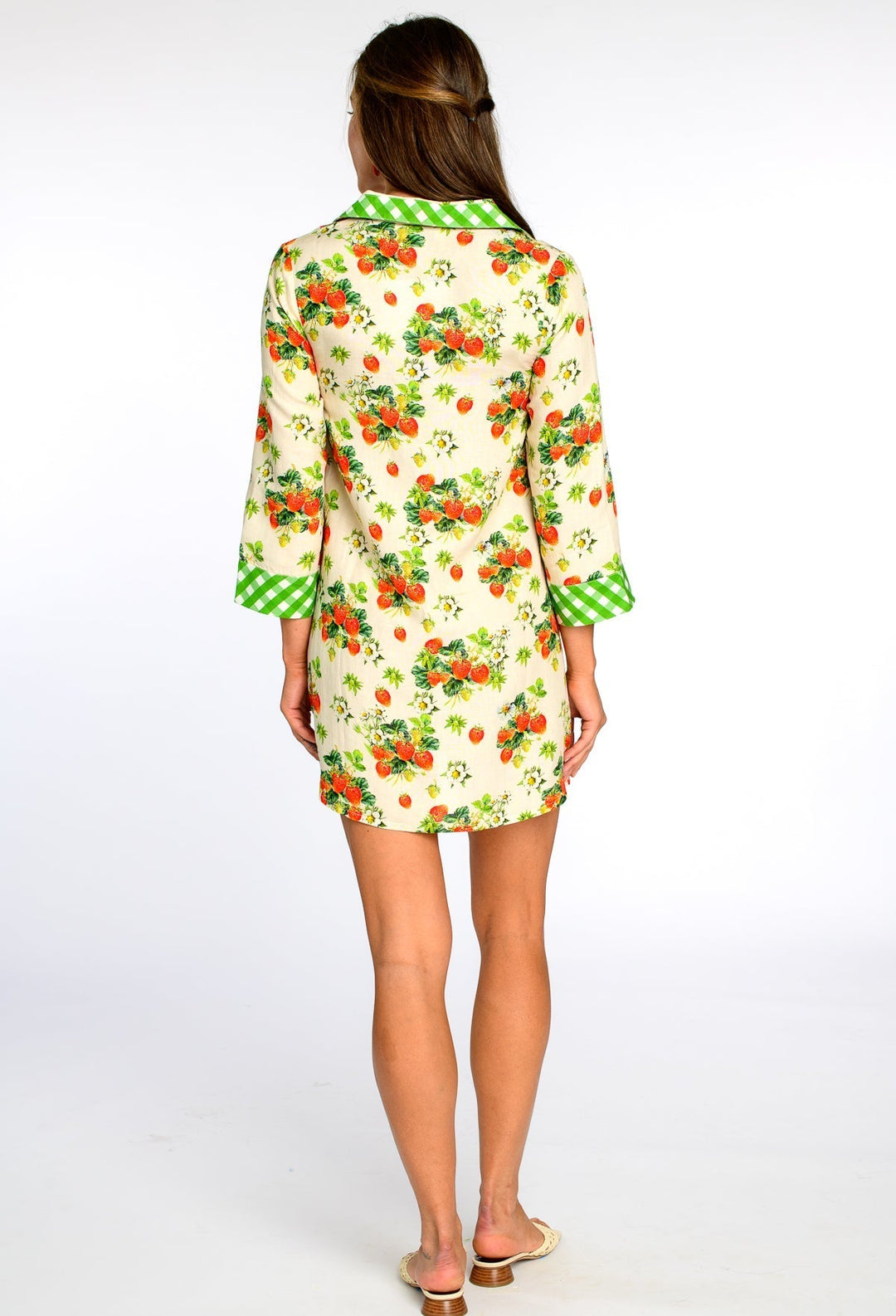 Taylor Dress in Strawberry Garden