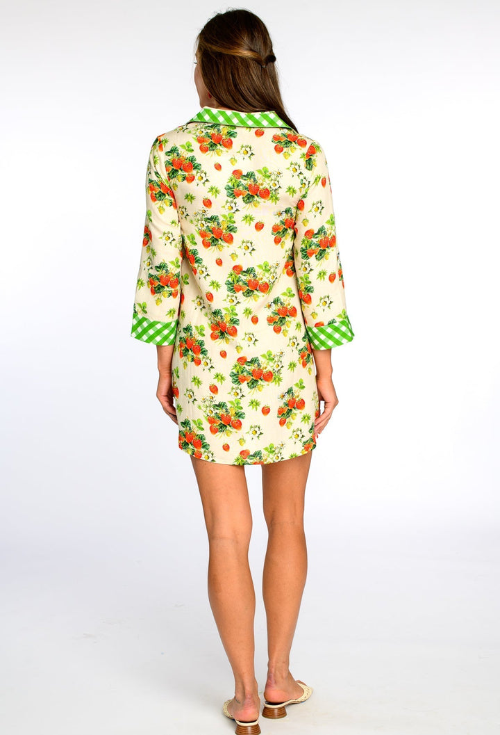 Taylor Dress in Strawberry Garden