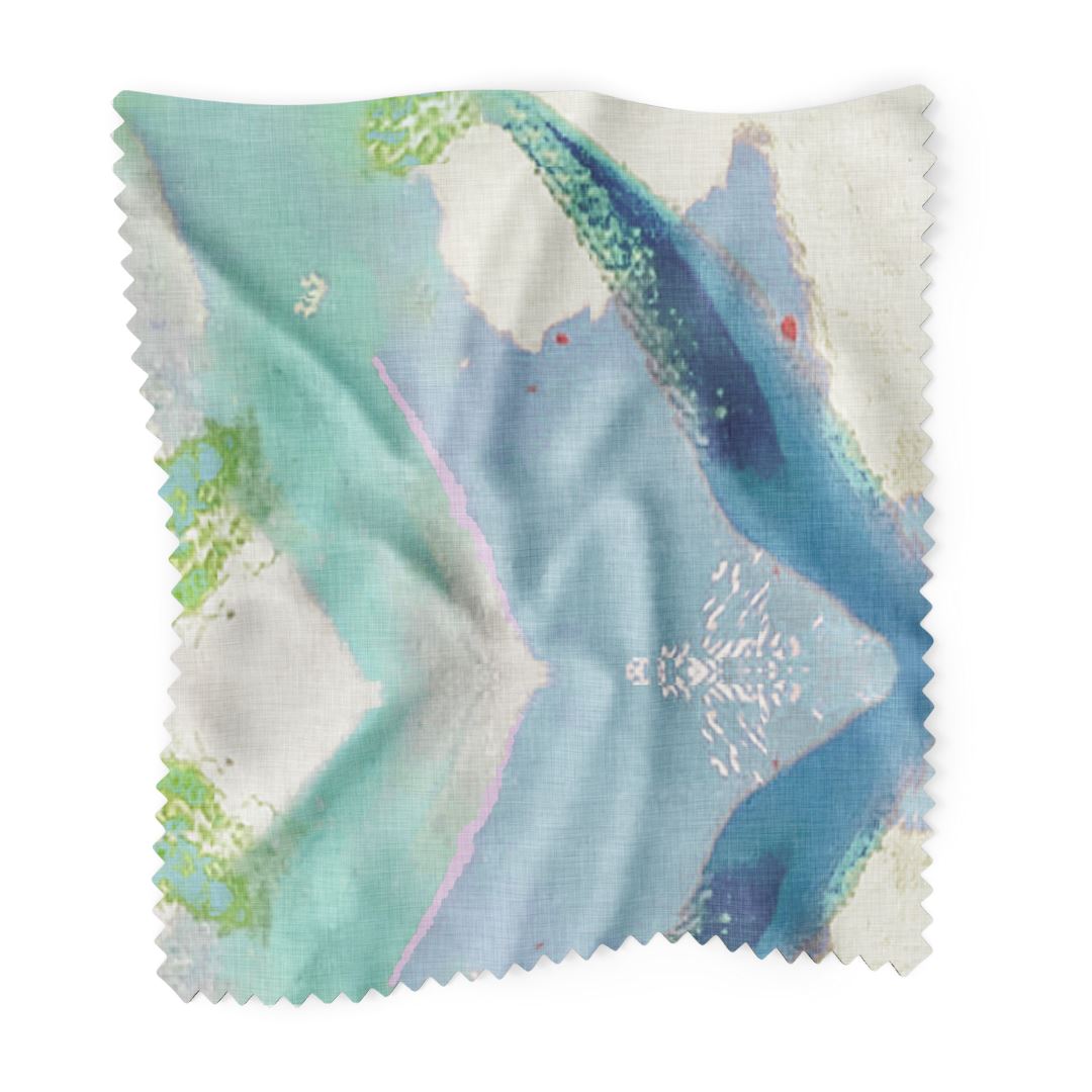 Jasmine Blue 22x22 Pillow