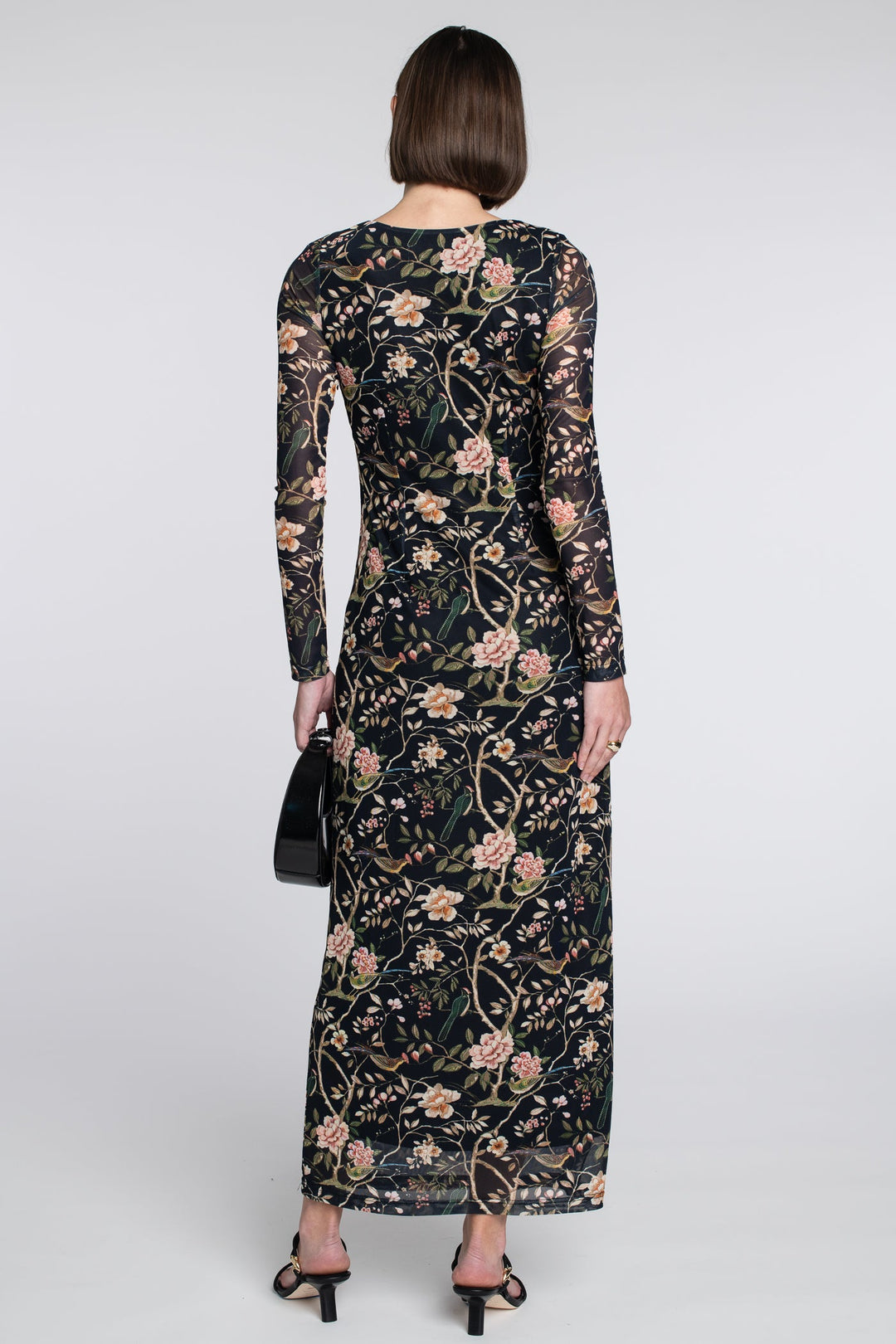 Mia Dress in Chinoiserie Black