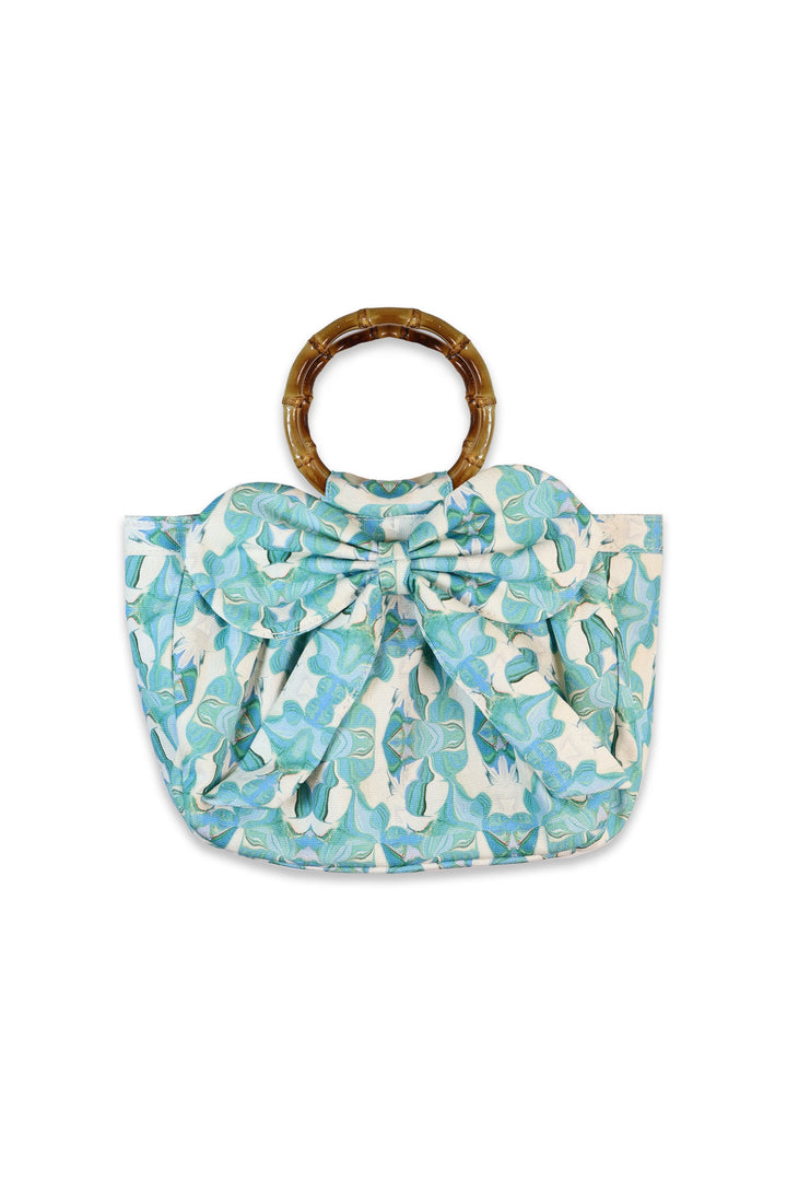 Bow Bag - Fern Blue