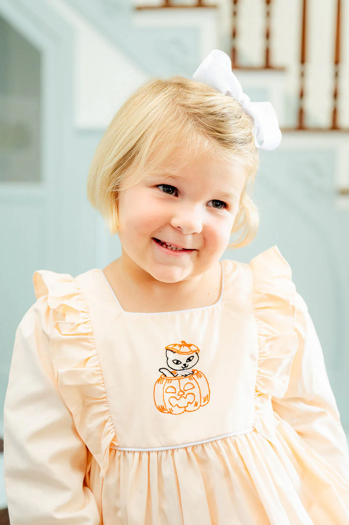 Kitty Jack O'lantern Embroidered Hazel Dress