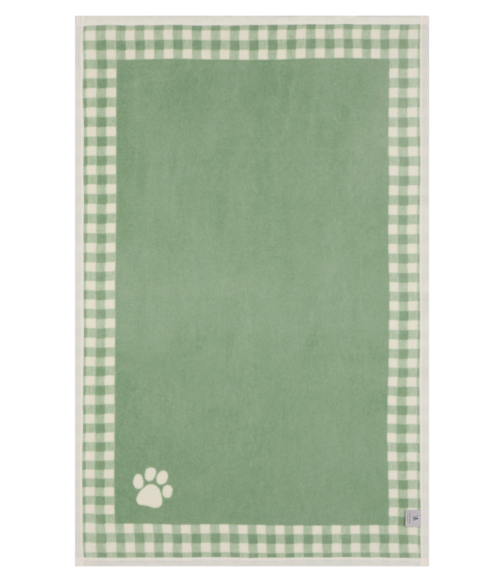 Good Boy Gingham Sage Midi Blanket