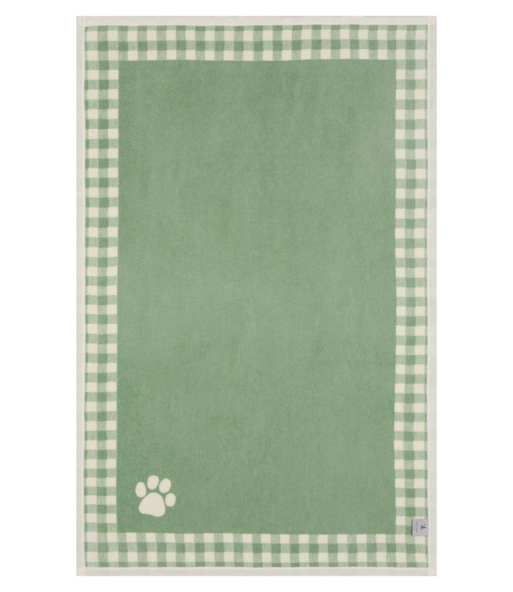 Good Boy Gingham Sage Midi Blanket