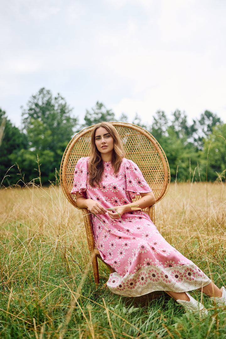 Georgia Dress - Wildflower Pink