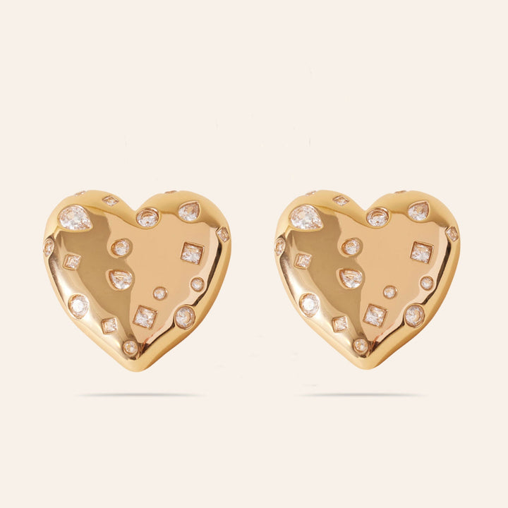 Eros Heart Studs