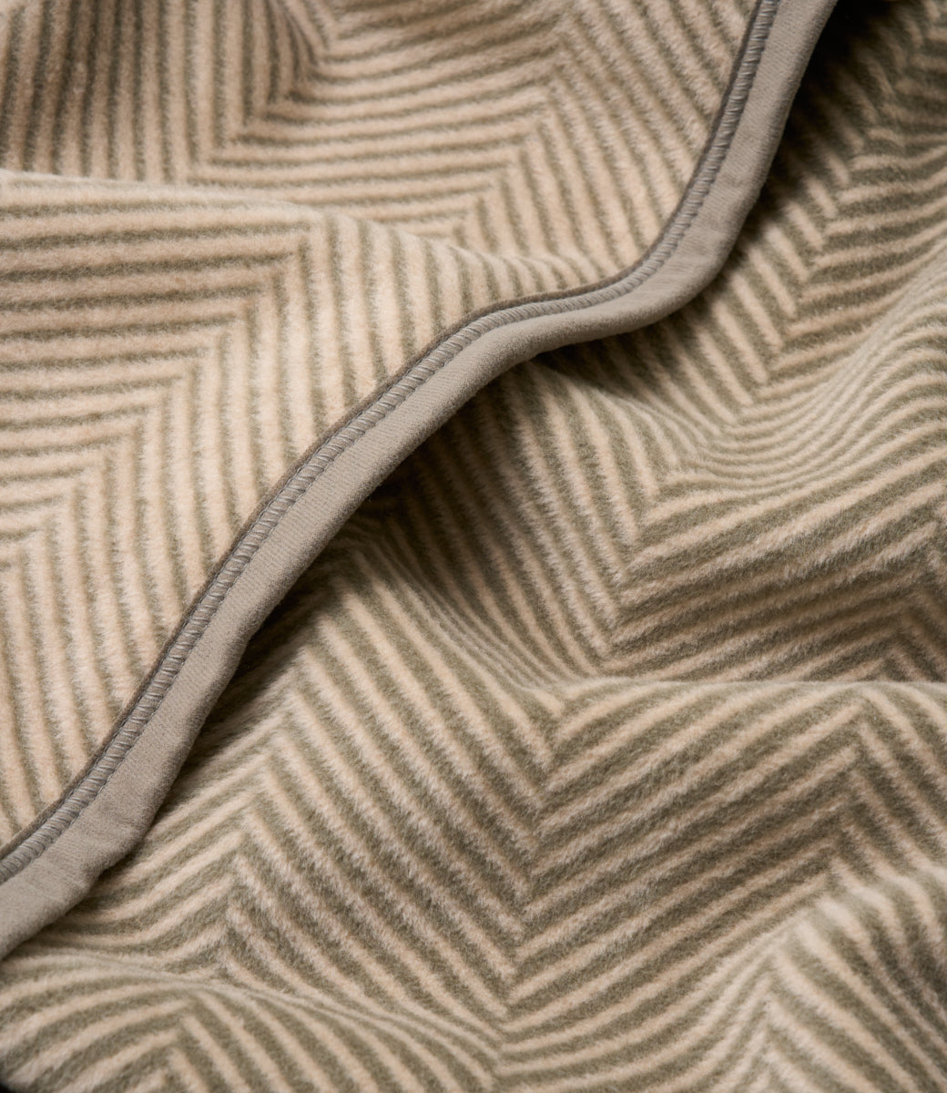 Harborview Herringbone Dune Blanket