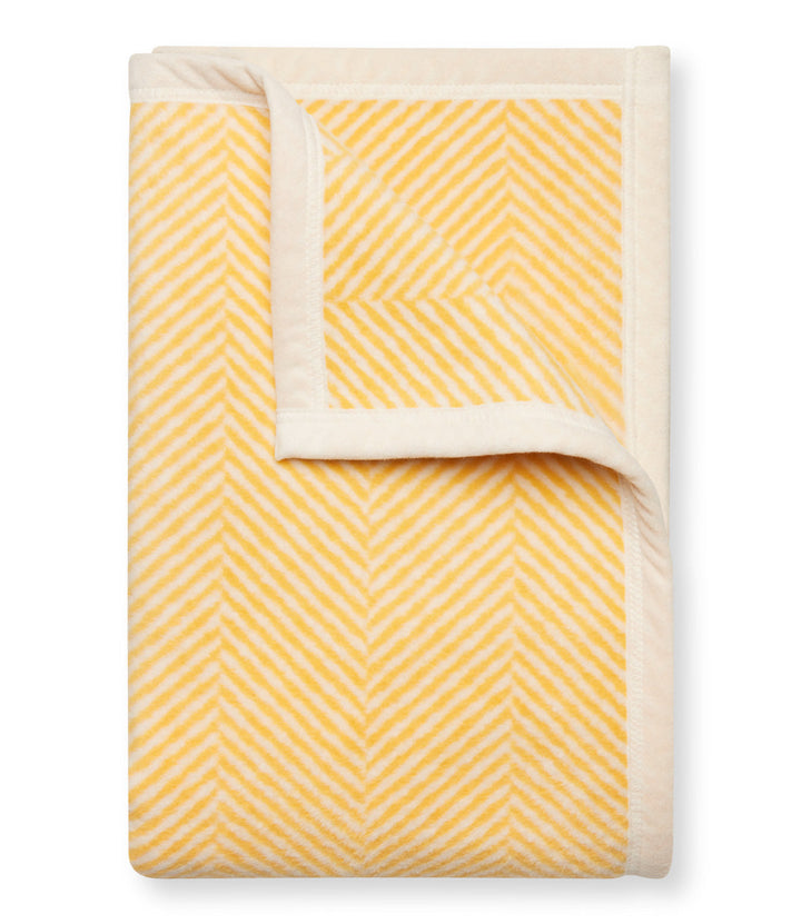 Harborview Herringbone Goldenrod Midi Blanket