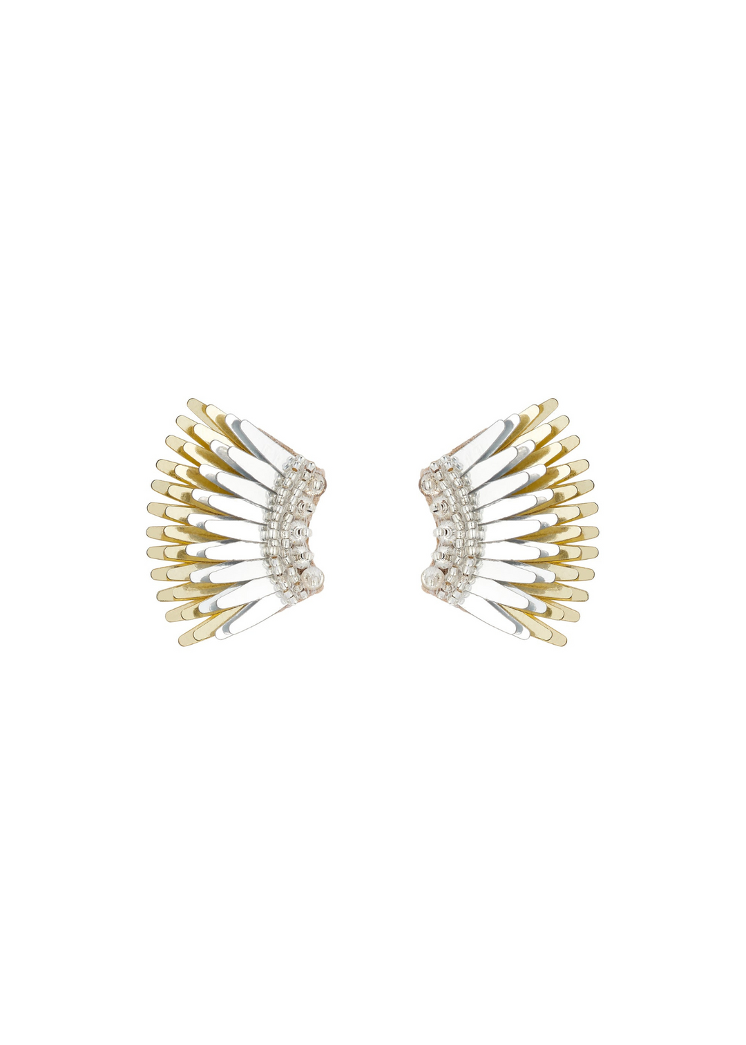 Micro Madeline Earrings Silver Gold