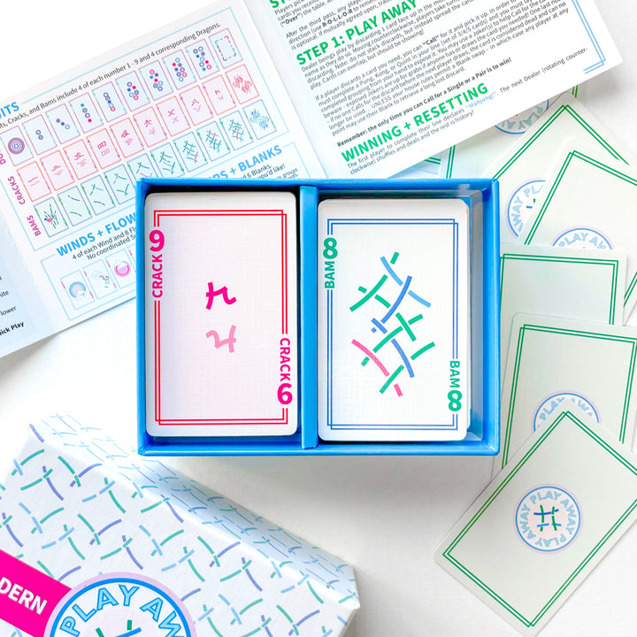 Play Away Mahjong Cards: Modern Edition