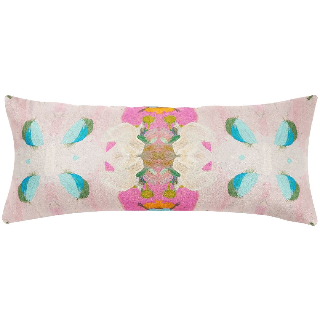 Monet’s Garden Pink 22x22 Pillow