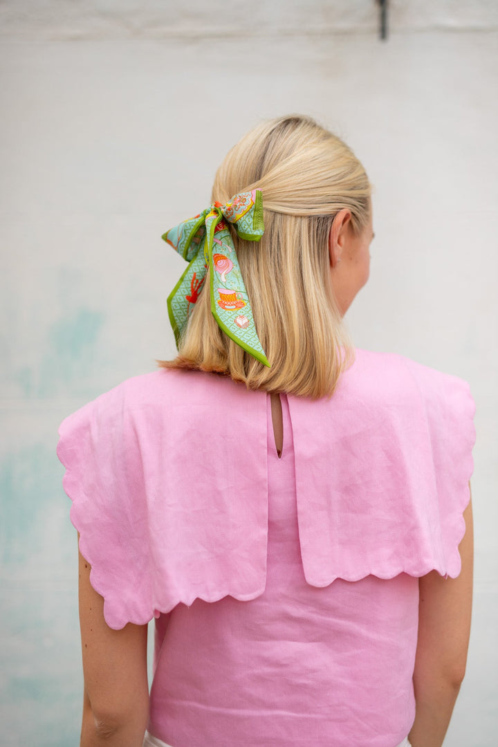 Tea Party Silk Ribbon