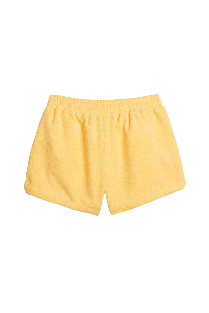 The Kauai French Terry Cabana Shorts with Star - Orange