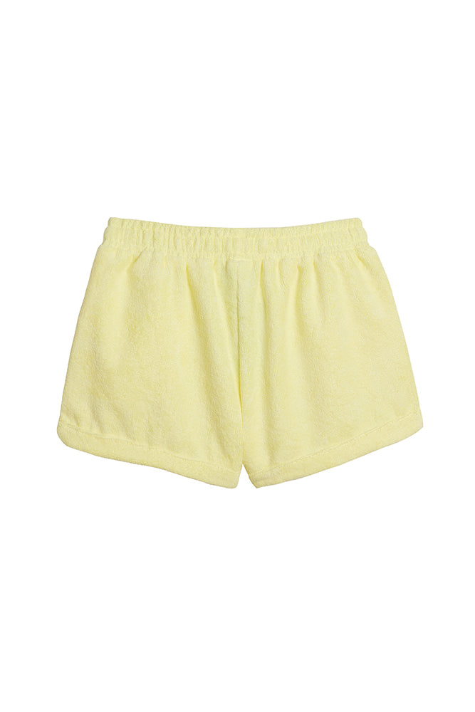 The Kauai French Terry Cabana Shorts with Star - Yellow