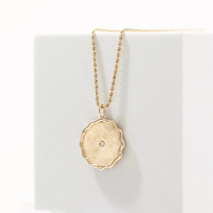 MFM Wavy Disc Pendant