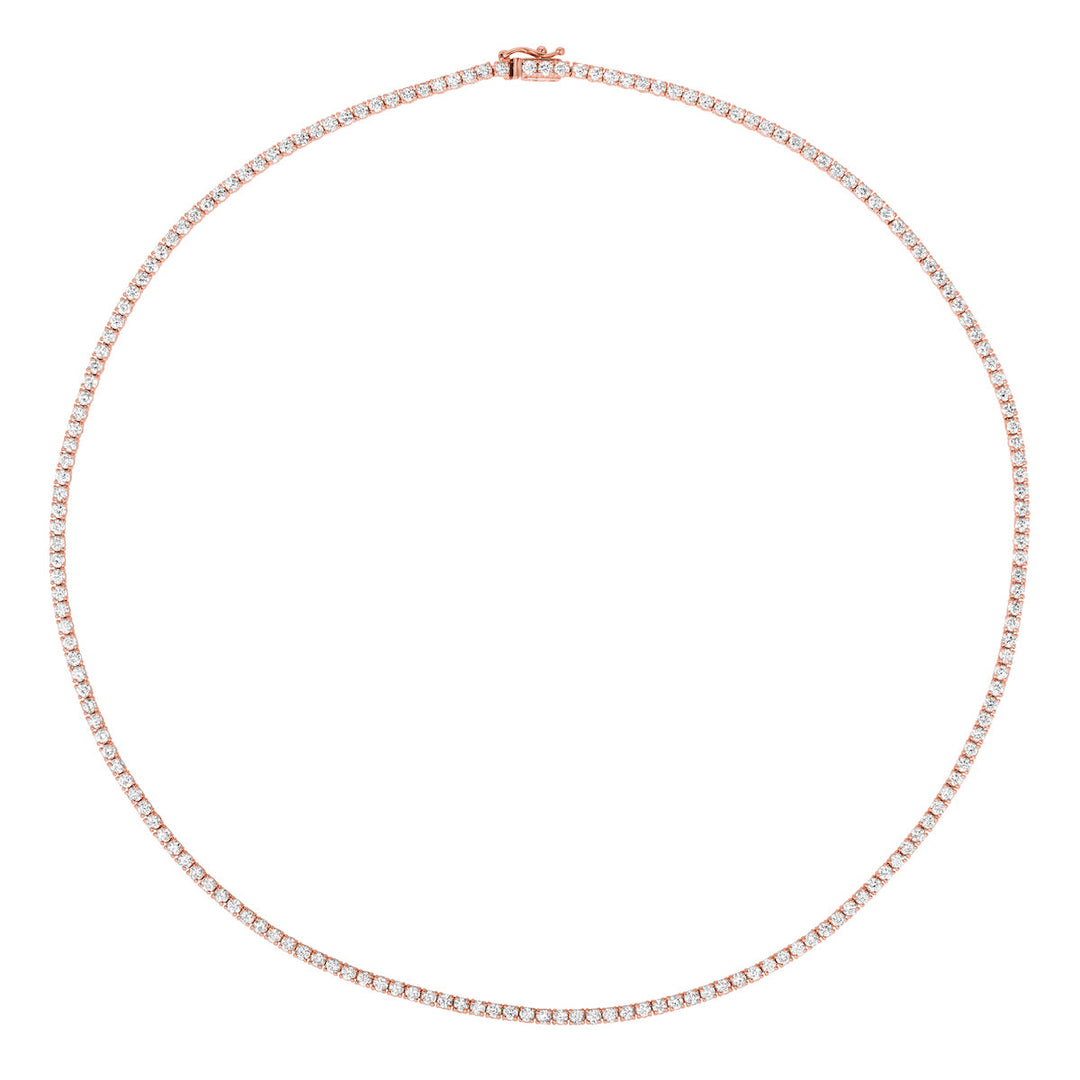 Petite Diamond Tennis Necklace