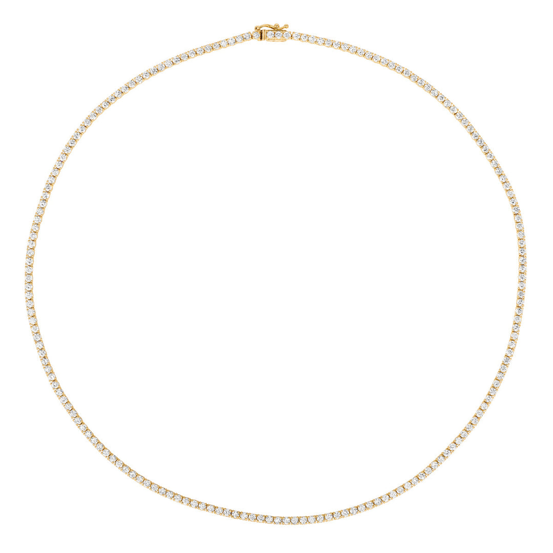 Petite Diamond Tennis Necklace