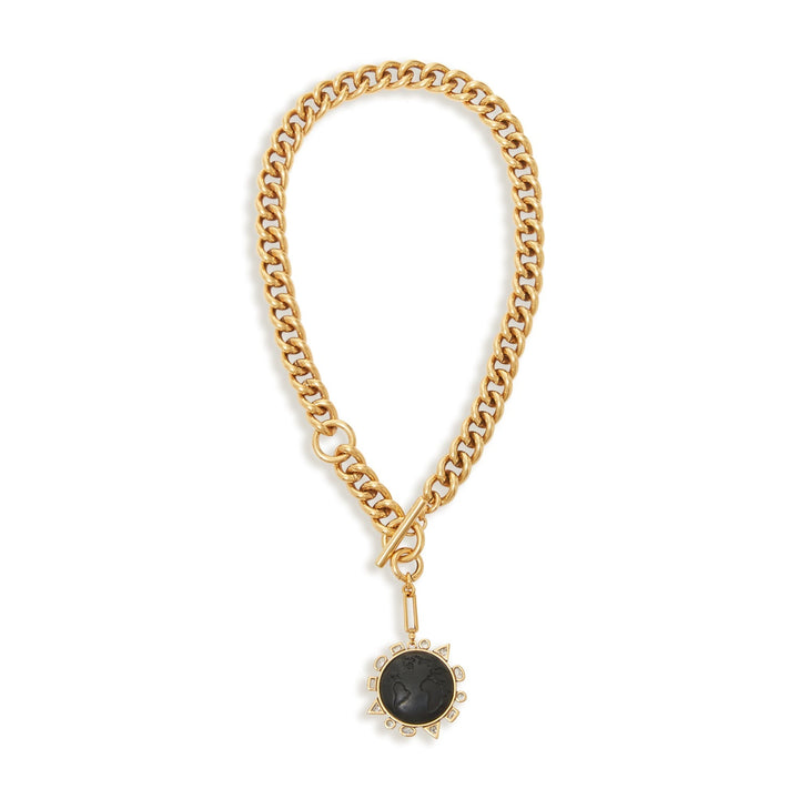 Odyssey Necklace Black Gold