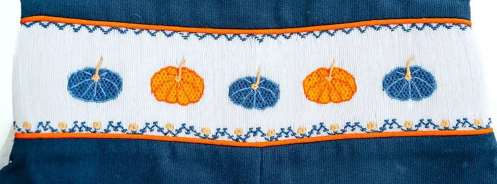 Pumpkins Smocked Henry Bubble