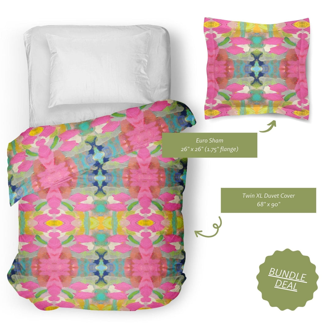 Pink Paradise Dorm Bedding Set, Twin XL