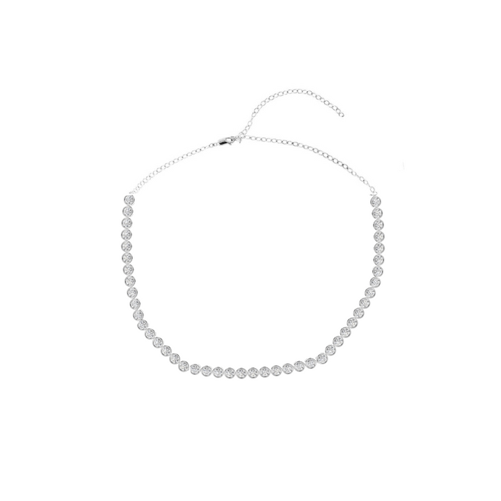 Bezel Diamond Tennis Choker