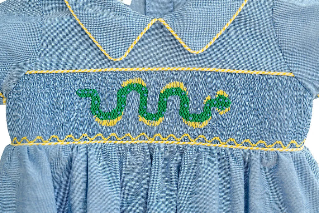 Snake Smocked Henry Bubble