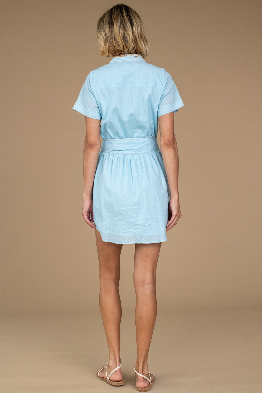 Austin Mini Dress in Azzuro