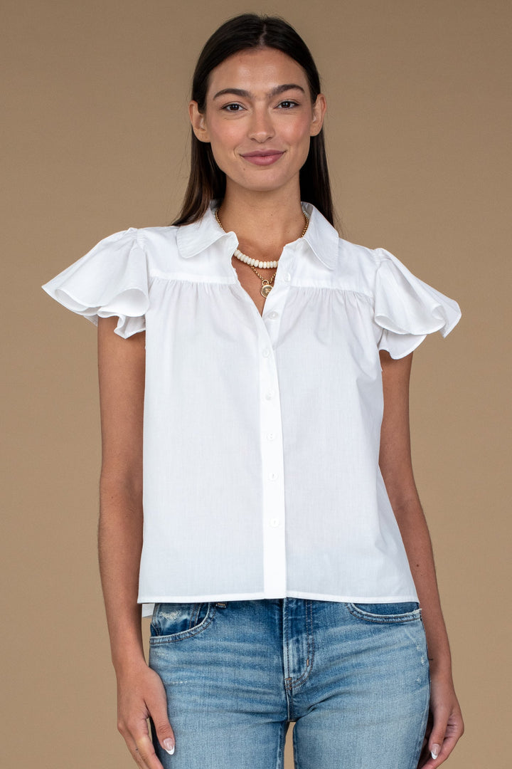 Val Top in Solid White