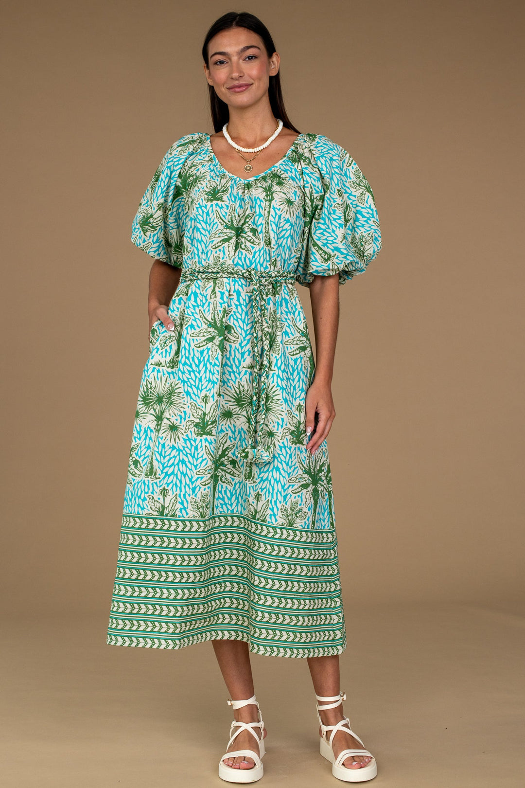 Penny Dress in Island Palm