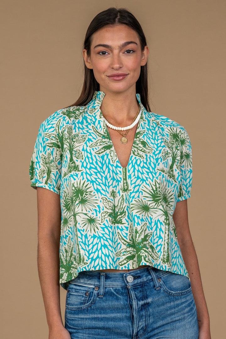 Elizabeth Top in Island Palm