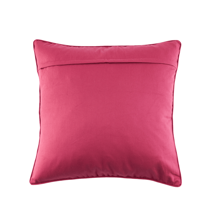 Square Pillow Cover Blumen Orange