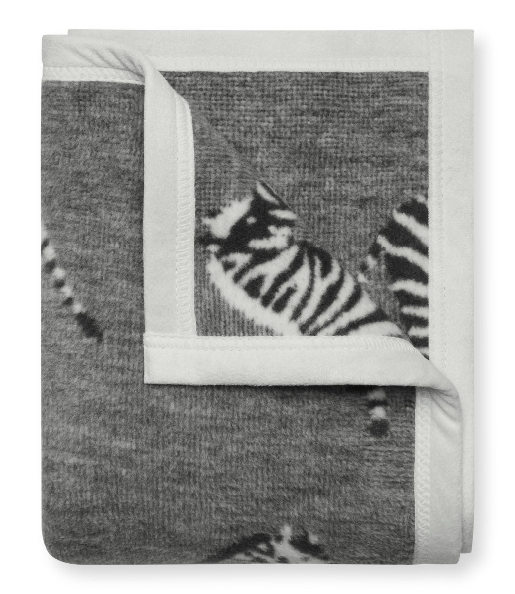 Zebra Zeal Mini Blanket